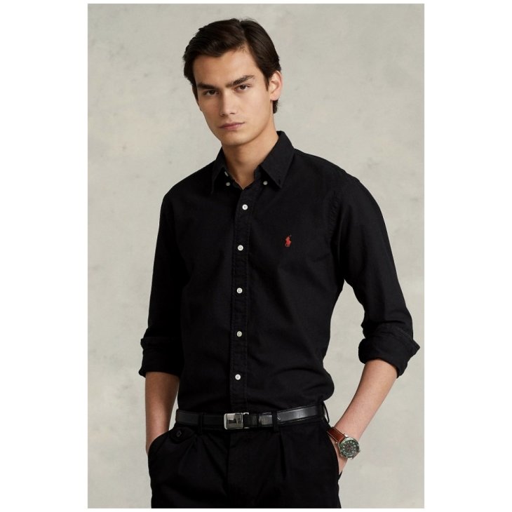 POLO RALPH LAUREN GARMENT DYED OXFORD SHIRT