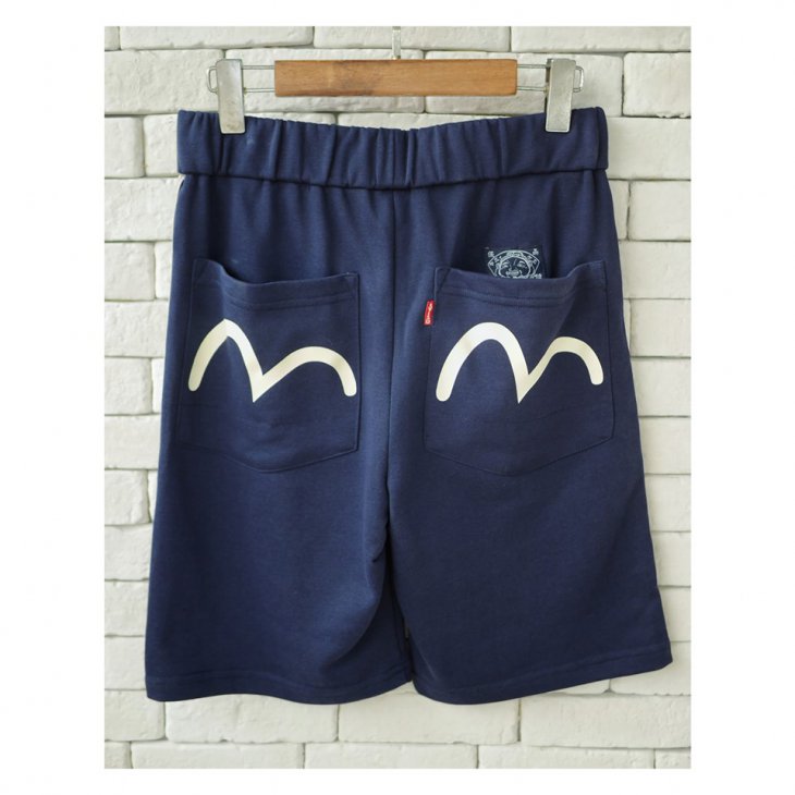 EVISU YAMANE DAICOCK SWEAT SHORTS