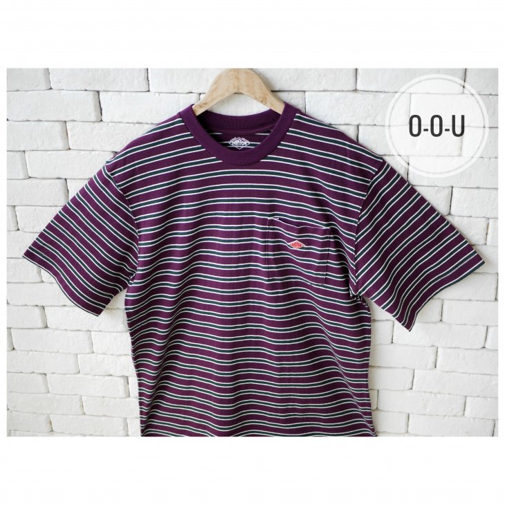 DANTON STRIPE POCKET TEE