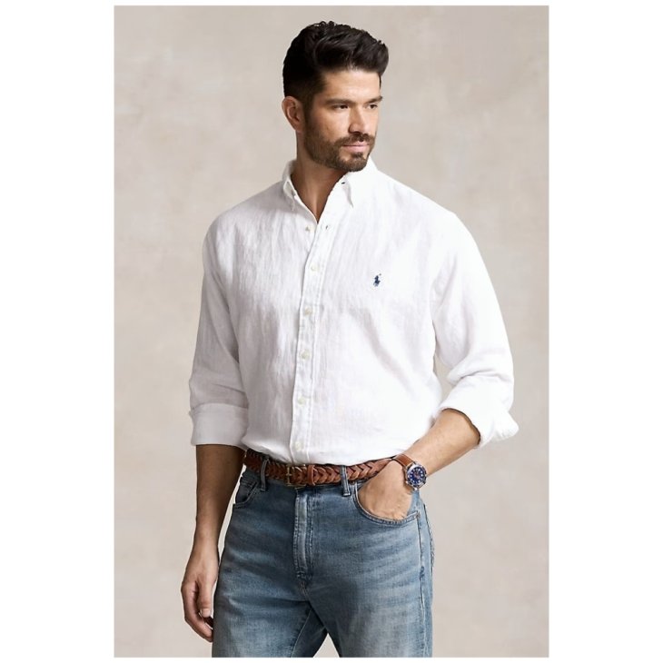 POLO RALPH LAUREN CLASSIC FIT LINEN SHIRT