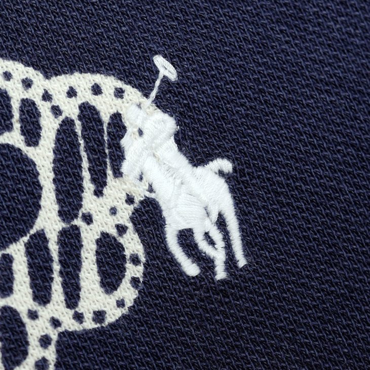 POLO RALPH LAUREN HIBISCUS-PRINT MESH POLO SHIRT
