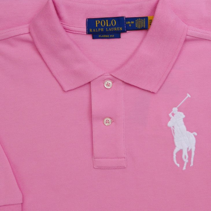 POLO RALPH LAUREN BOYS BIG PONY COTTON MESH POLO SHIRT