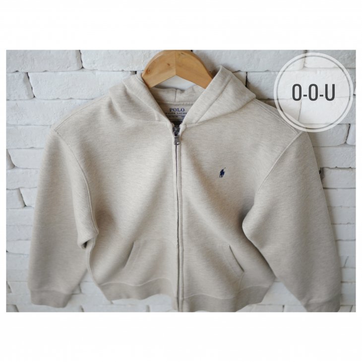 POLO RALPH LAUREN BOYS DOUBLE KNIT FULL ZIP HOODIE
