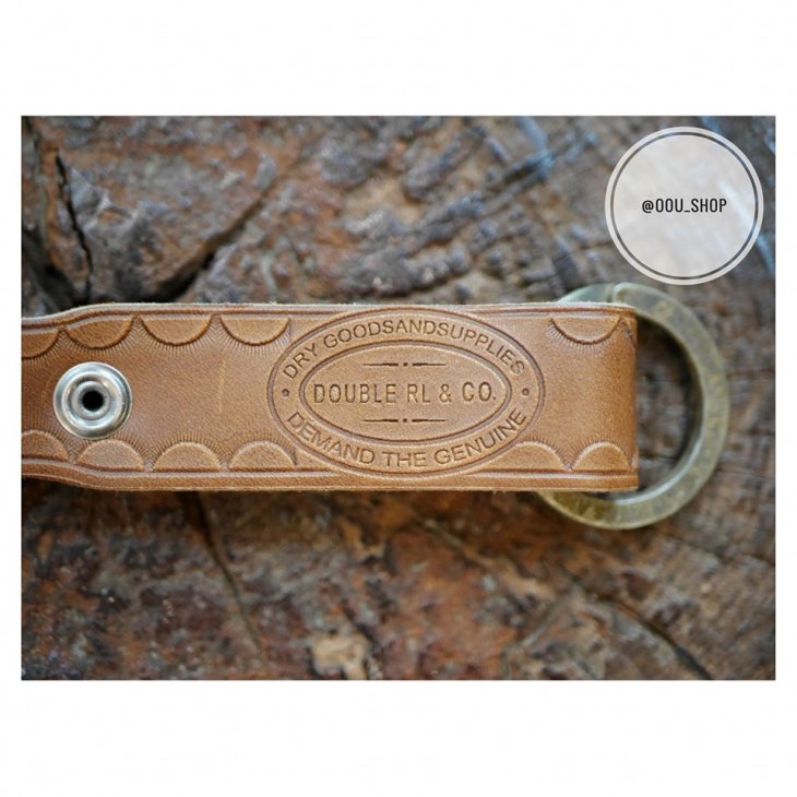 RALPH LAUREN RRL LEATHER KEY FOB