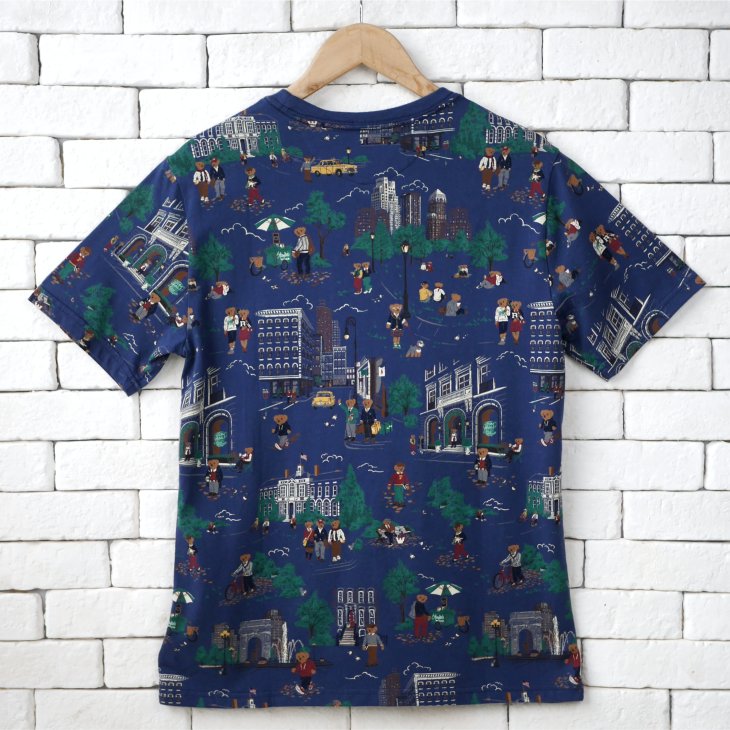 POLO RALPH LAUREN BOYS POLO BEAR COTTON JERSEY TEE