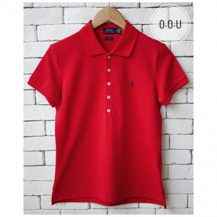 POLO RALPH LAUREN WOMEN SLIM FIT STRETCH POLO SHIRT