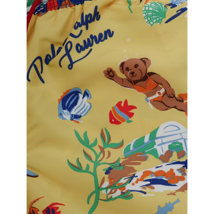 POLO RALPH LAUREN 14.6-CM TRAVELLER BEAR SWIMMING TRUNK
