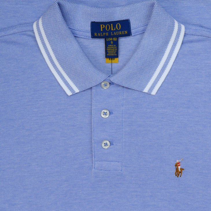 POLO RALPH LAUREN BOYS OXFORD MESH POLO SHIRT