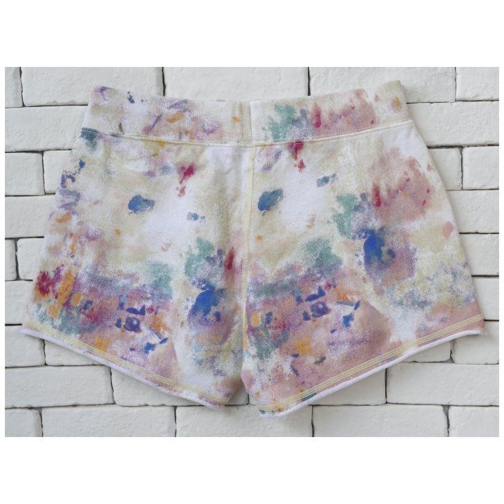 POLO RALPH LAUREN PAINT SPLATTER PRINT TERRY SHORT