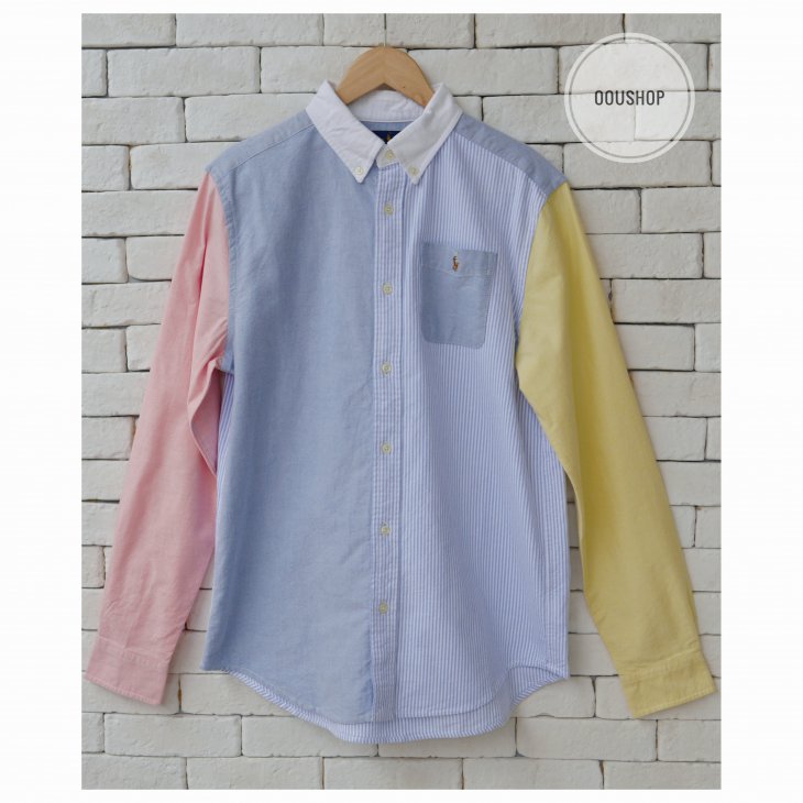 POLO RALPH LAUREN STRIPED BOYS COTTON OXFORD SHIRT