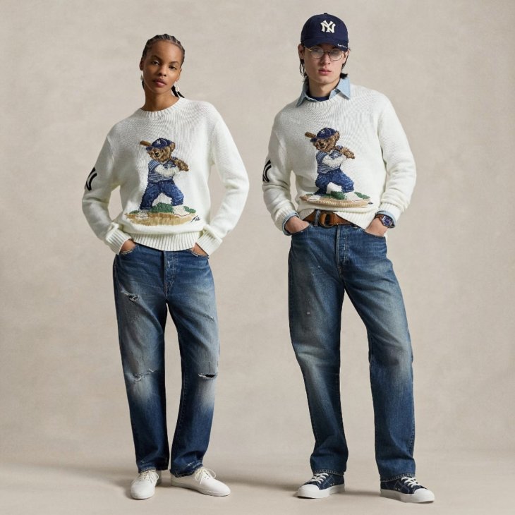 POLO RALPH LAUREN YANKEES BEAR SWEATER