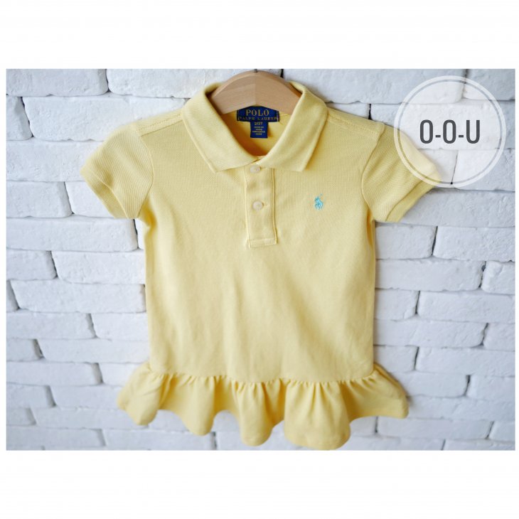 POLO RALPH LAUREN KIDS COTTON MESH POLO DRESS