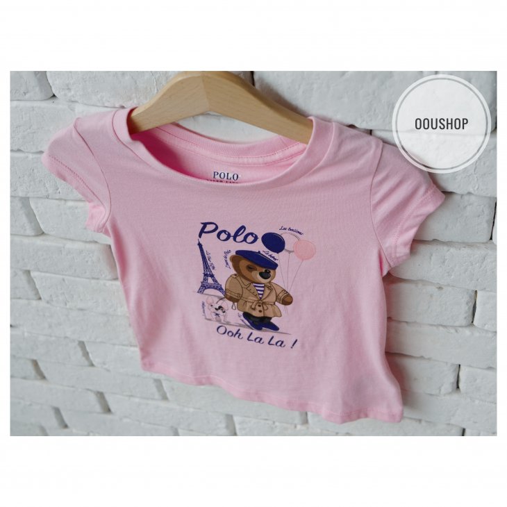 POLO RALPH LAUREN POLO BEAR KIDS COTTON T-SHIRT