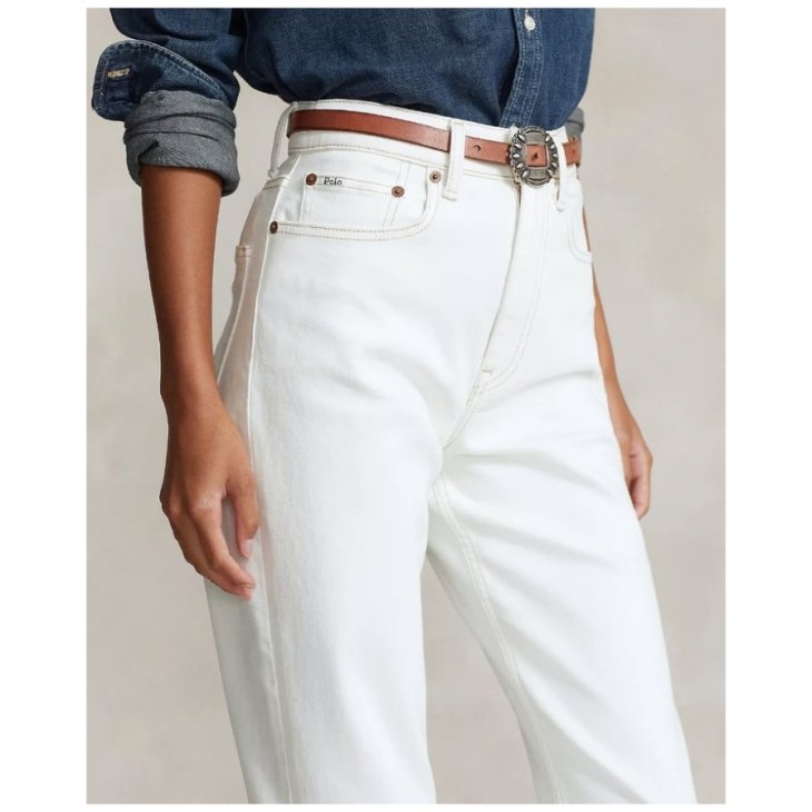 POLO RALPH LAUREN HIGH RISE STRAIGHT FIT JEAN