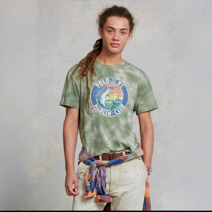 POLO RALPH LAUREN CLASSIC FIT GRAPHIC JERSEY T-SHIRT