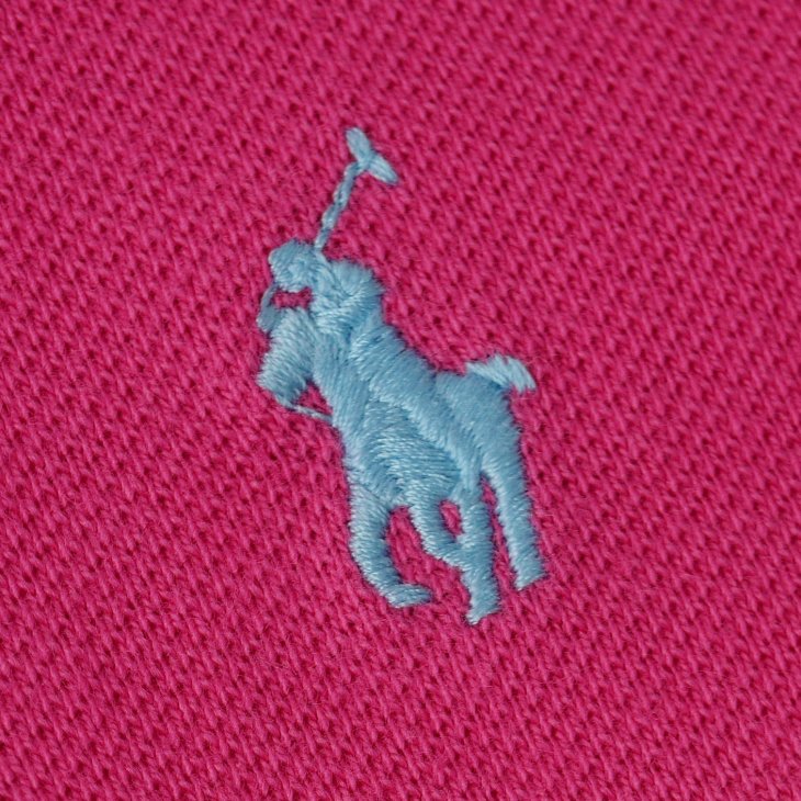 POLO RALPH LAUREN GIRLS COTTON MESH POLO DRESS