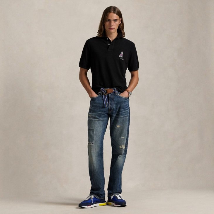 POLO RALPH LAUREN CLASSIC FIT DOG EMBROIDERED POLO SHIRT