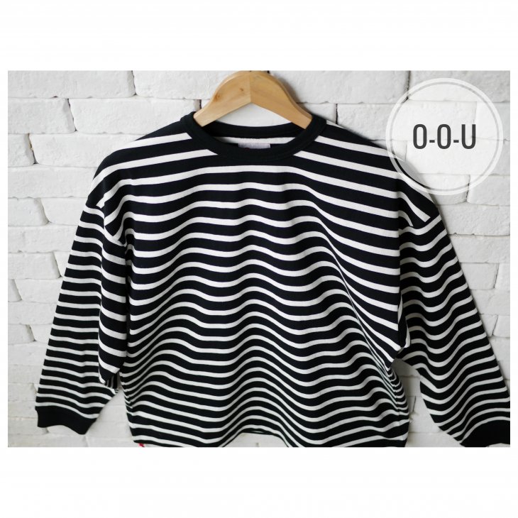 BEAMS JAPAN STRIPED LONG SLEEVE TEE