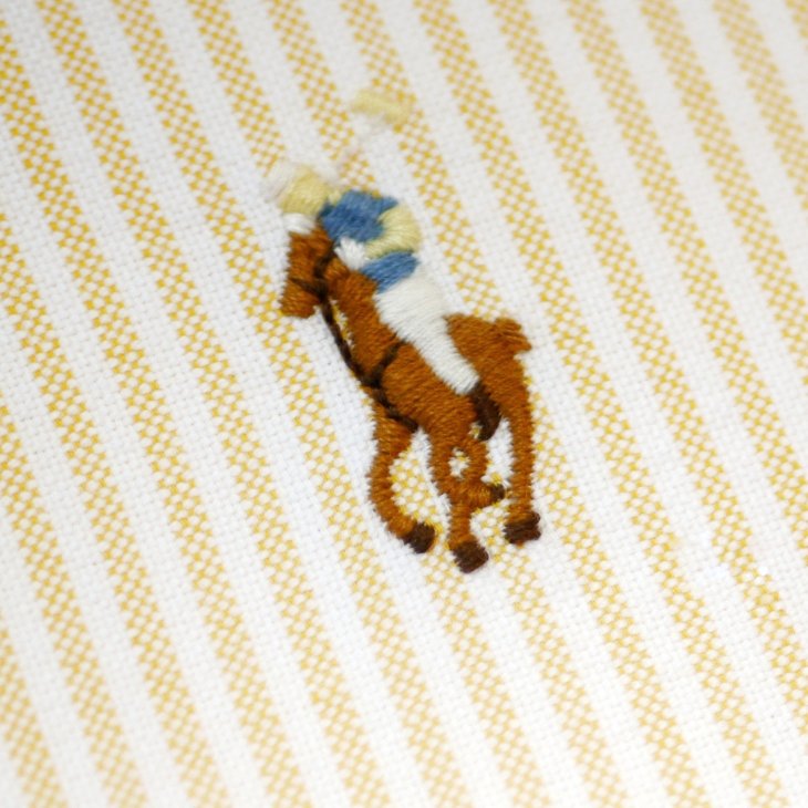 POLO RALPH LAUREN CUSTOM FIT STRIPED OXFORD SHIRT