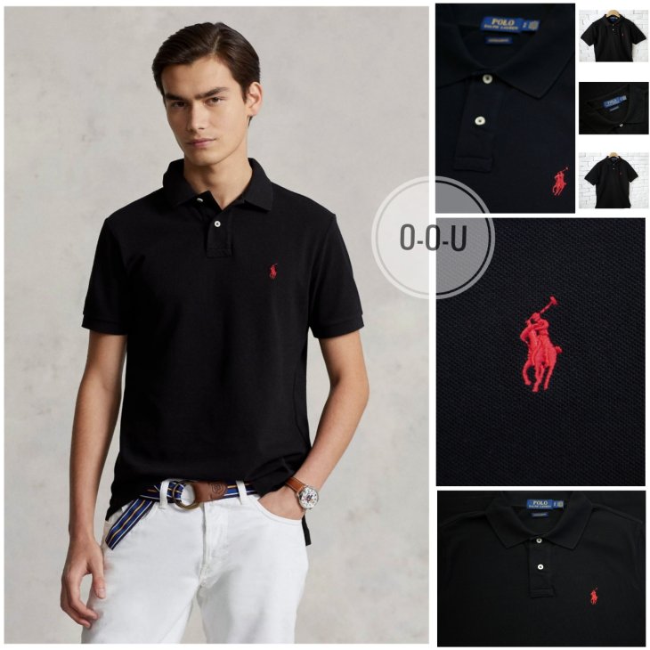 POLO RALPH LAUREN CUSTOM SLIM FIT POLO SHIRT