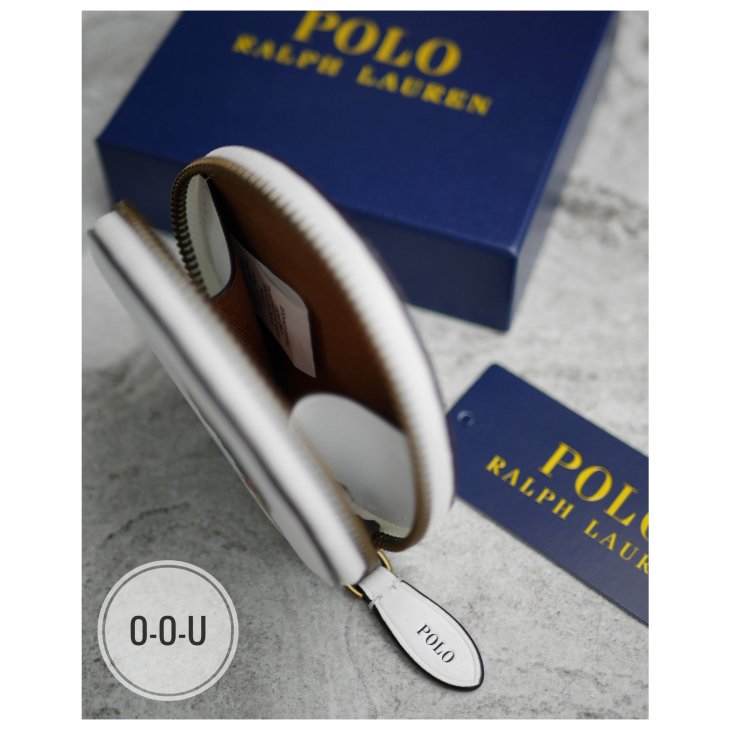 POLO RALPH LAUREN POLO BEAR LEATHER COIN POUCH