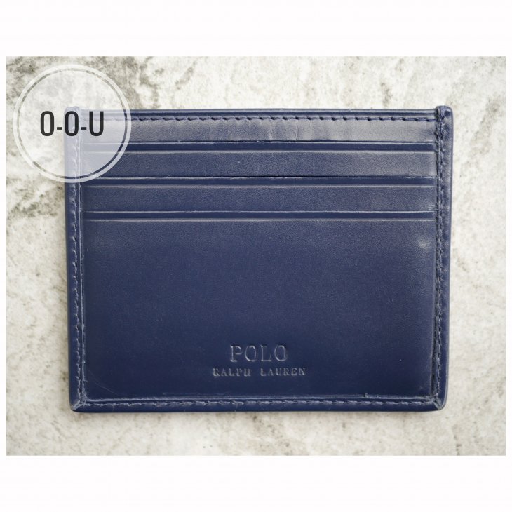 POLO RALPH LAUREN SIGNATURE PONY LEATHER CARD CASE