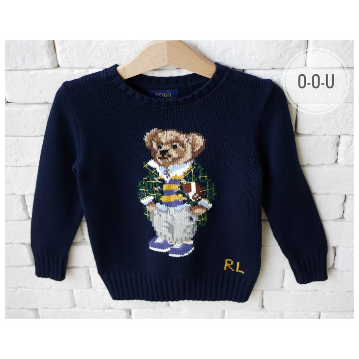 POLO RALPH LAUREN KIDS POLO BEAR SWEATER
