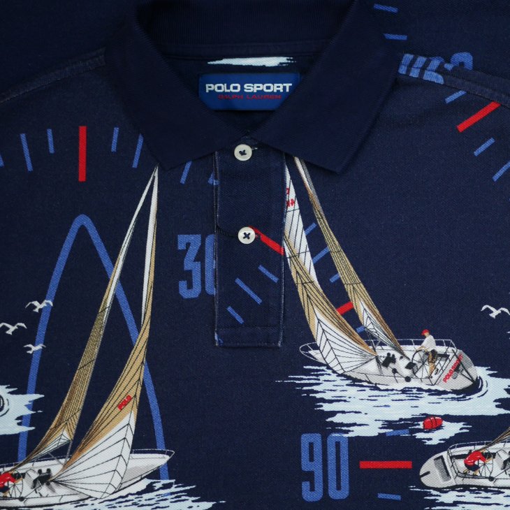 POLO RALPH LAUREN CLASSIC FIT NAUTICAL MESH POLO SHIRT