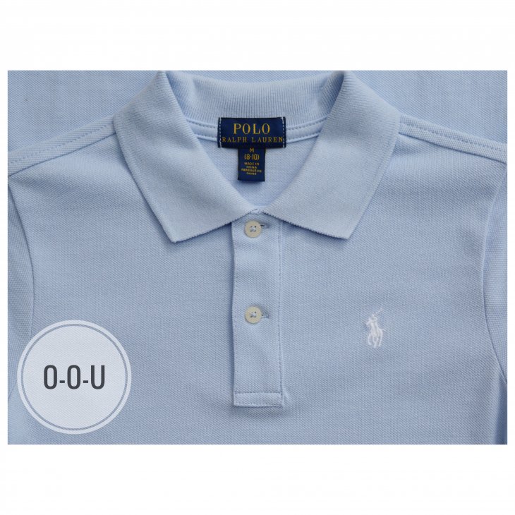 POLO RALPH LAUREN GIRLS COTTON STRETCH MESH POLO DRESS