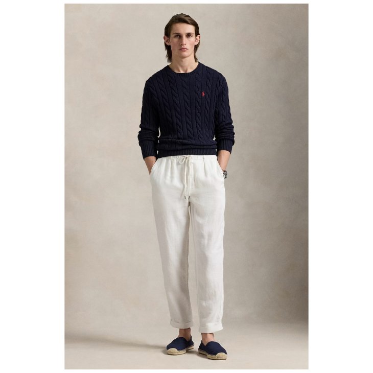 POLO RALPH LAUREN CABLE KNIT COTTON SWEATER