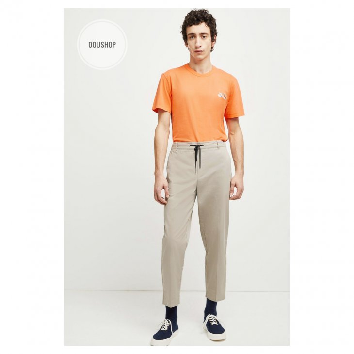 MAISON KITSUNE TEE-SHIRT DOUBLE FOX HEAD PATCH