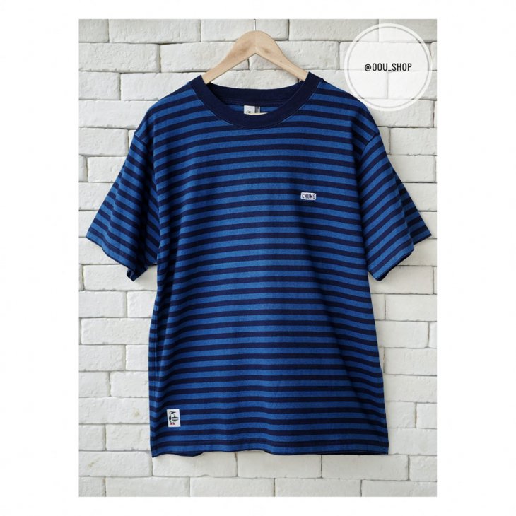 CHUMS INDIGO SHORT SLEEVE T-SHIRT