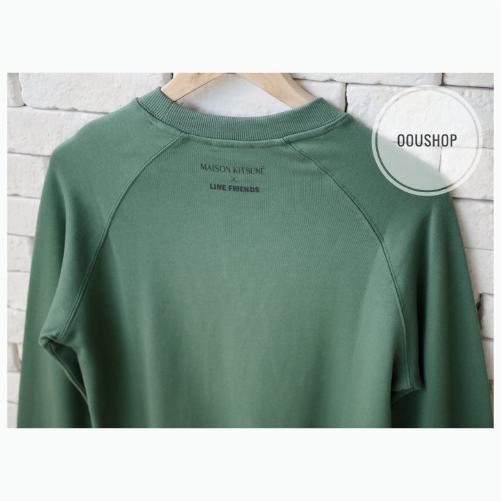 MAISON KITSUNE X LINE FRIENDS FACE PRINT SWEATSHIRT