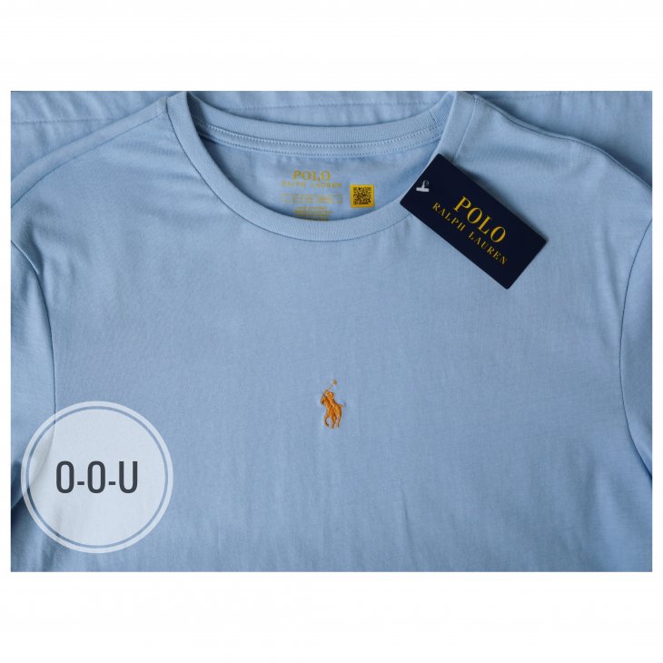 POLO RALPH LAUREN CUSTOM FIT JERSEY CREWNECK T-SHIRT
