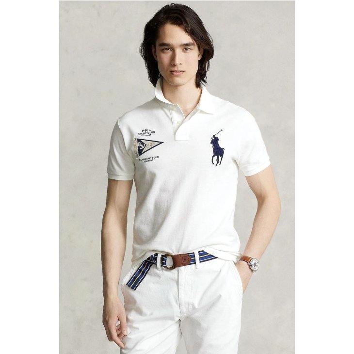 POLO RALPH LAUREN CLASSIC FIT BIG PONY MESH POLO SHIRT