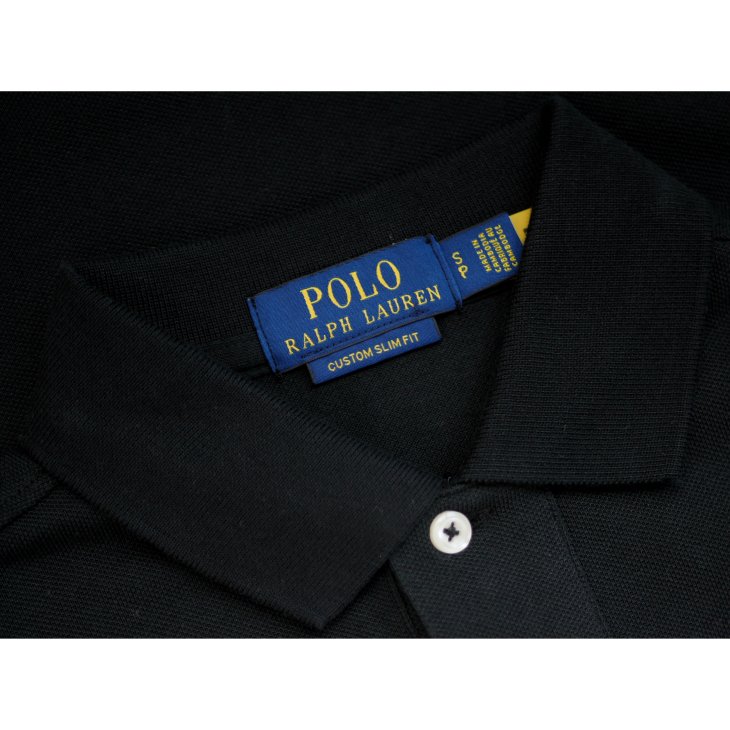 POLO RALPH LAUREN CUSTOM SLIM FIT TRIPLE PONY POLO SHIRT