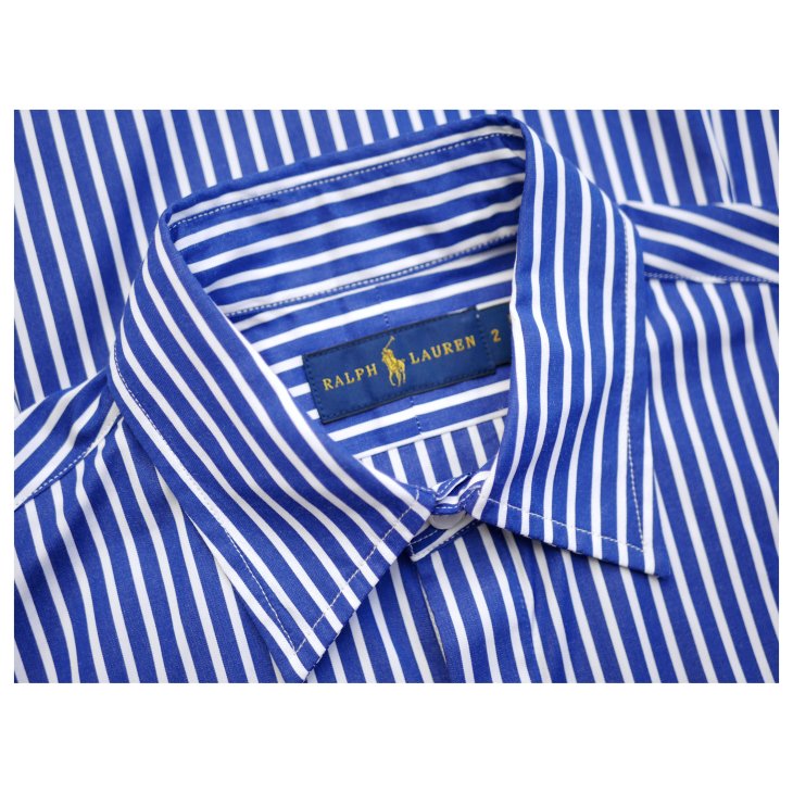 POLO RALPH LAUREN WOMEN STRIPED COTTON SHIRT