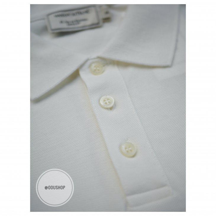 MAISON KITSUNE POLO FOX HEAD EMBROIDERY
