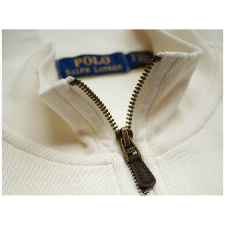 POLO RALPH LAUREN COTTON QUARTER-ZIP SWEATER