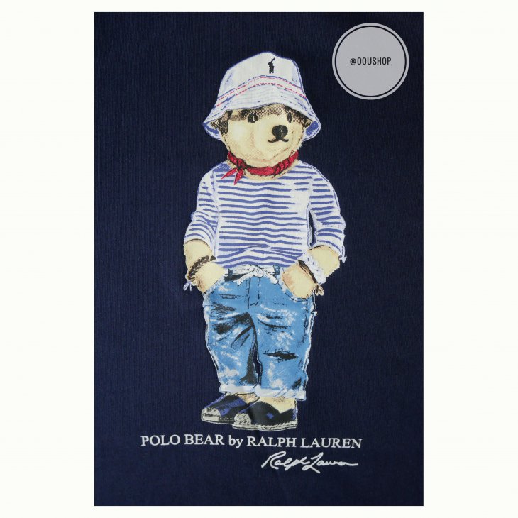 POLO RALPH LAUREN POLO BEAR COTTON KIDS TEE