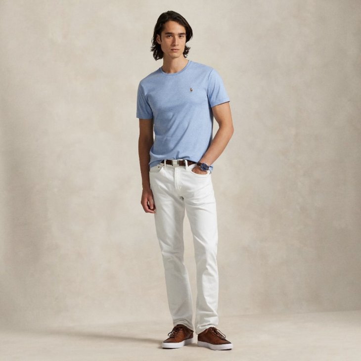 POLO RALPH LAUREN CUSTOM SLIM FIT COTTON T-SHIRT