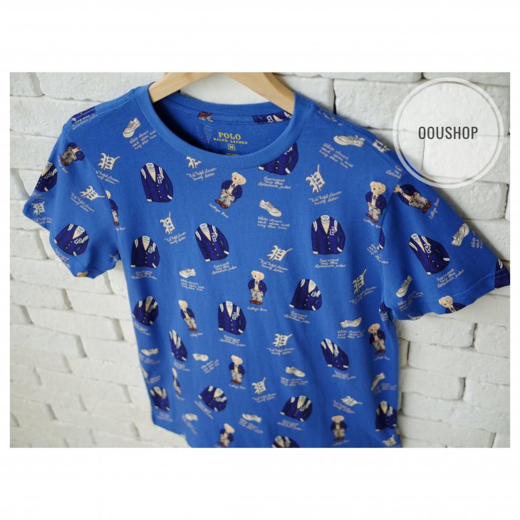 POLO RALPH LAUREN POLO BEAR BOYS COTTON JERSEY TEE