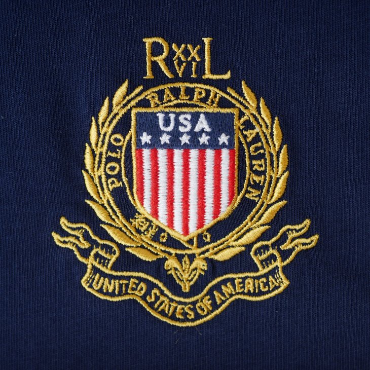 POLO RALPH LAUREN BOYS USA COTTON JERSEY TEE