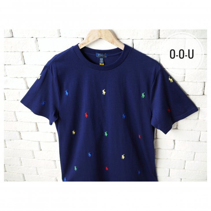 POLO RALPH LAUREN BOYS ALL-OVER POLO PONY T-SHIRT