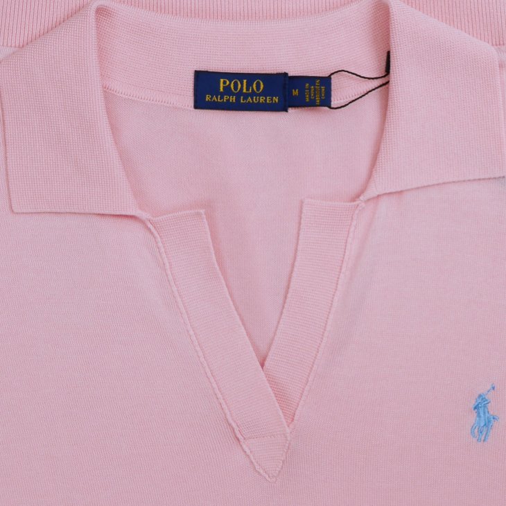POLO RALPH LAUREN WOMEN SHRUNKEN FIT TERRY POLO SHIRT
