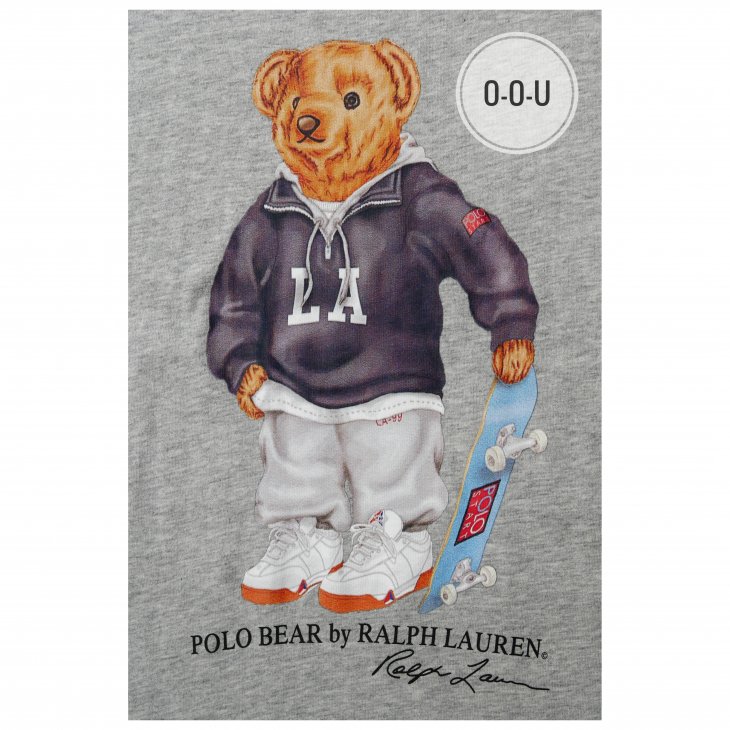 POLO RALPH LAUREN POLO BEAR SKATEBOARD JERSEY T-SHIRT