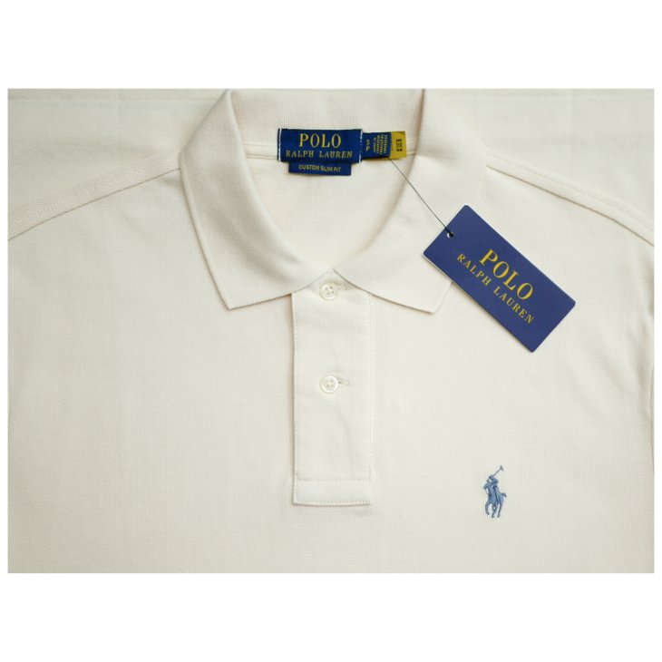 POLO RALPH LAUREN CUSTOM SLIM FIT POLO SHIRT
