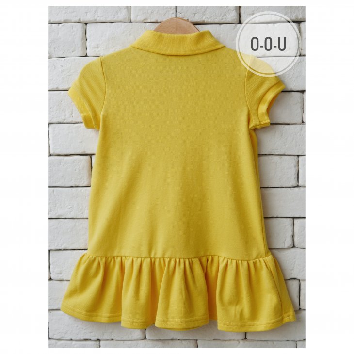POLO RALPH LAUREN KIDS COTTON MESH POLO DRESS