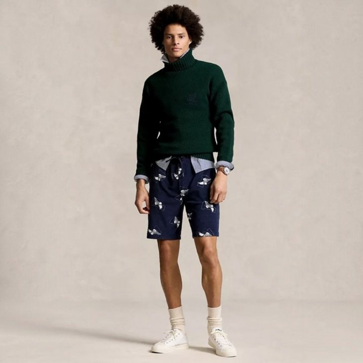 POLO RALPH LAUREN 19 CM P-WING TERRY SHORT