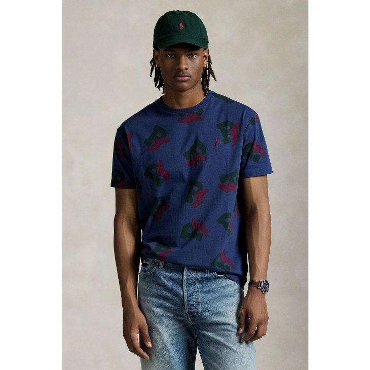 POLO RALPH LAUREN CLASSIC FIT P-WING JERSEY T-SHIRT